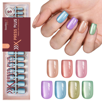 Beetles Gel Polish front packaging showing 224-piece cat eye set benefits