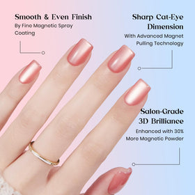 Beetles Gel Polish application in hand demonstrating easy glue attachment
