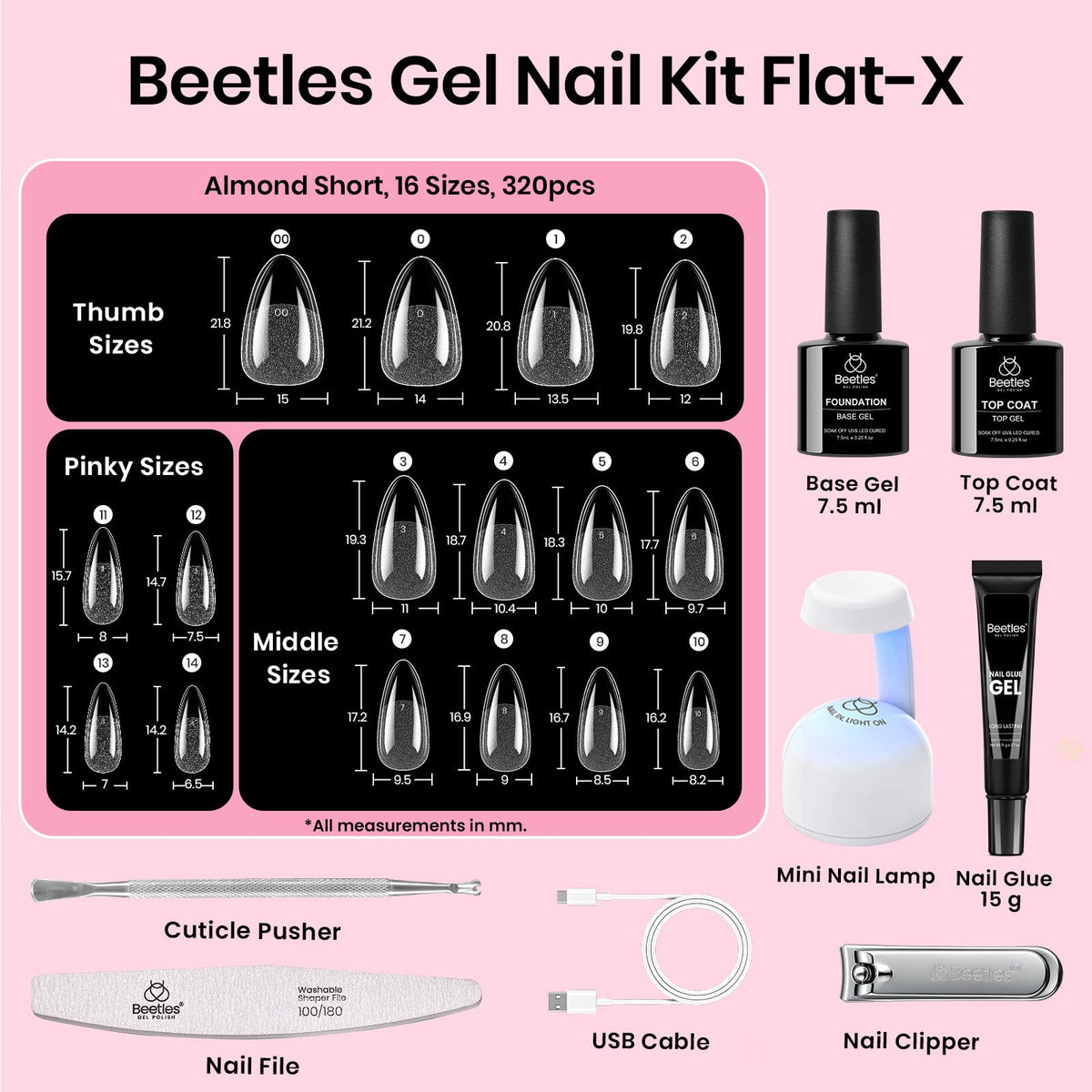 beetles 15g hands-free glue gel jar for secure tip adhesion
