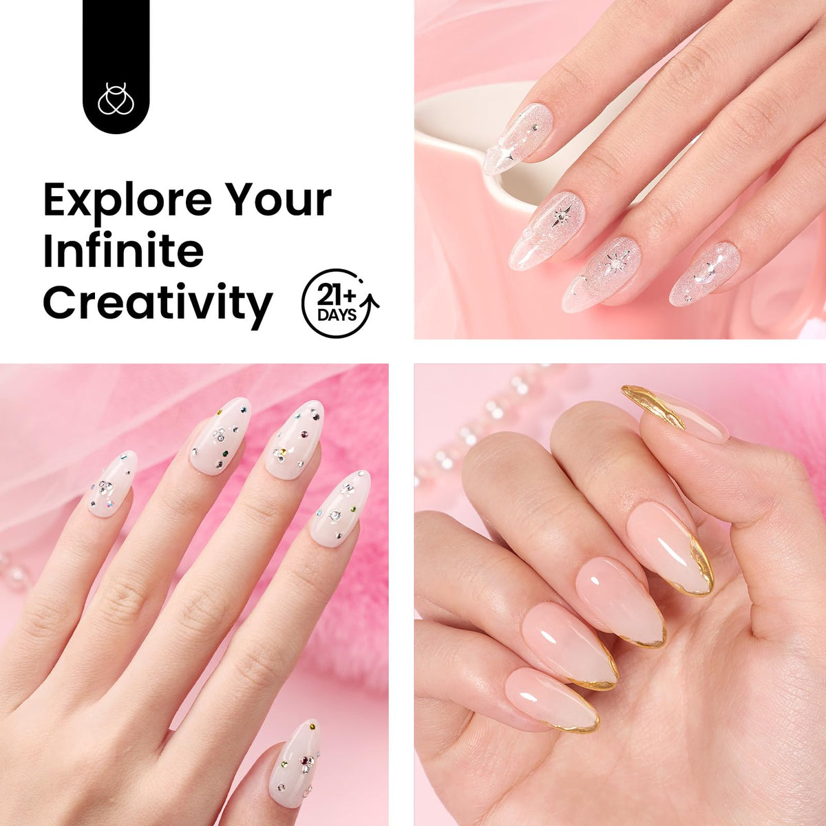 beetles Gel Polish French nail demo illustrating crisp tips and professional finish