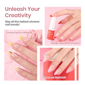 beetles French tip demo on nail tips illustrating crisp lines