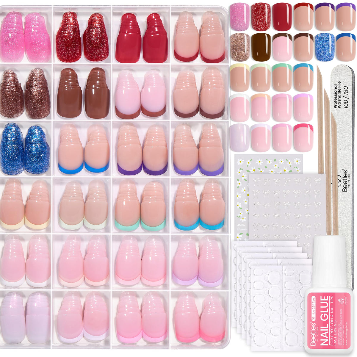 beetles front packaging shows full kit and organization for easy use