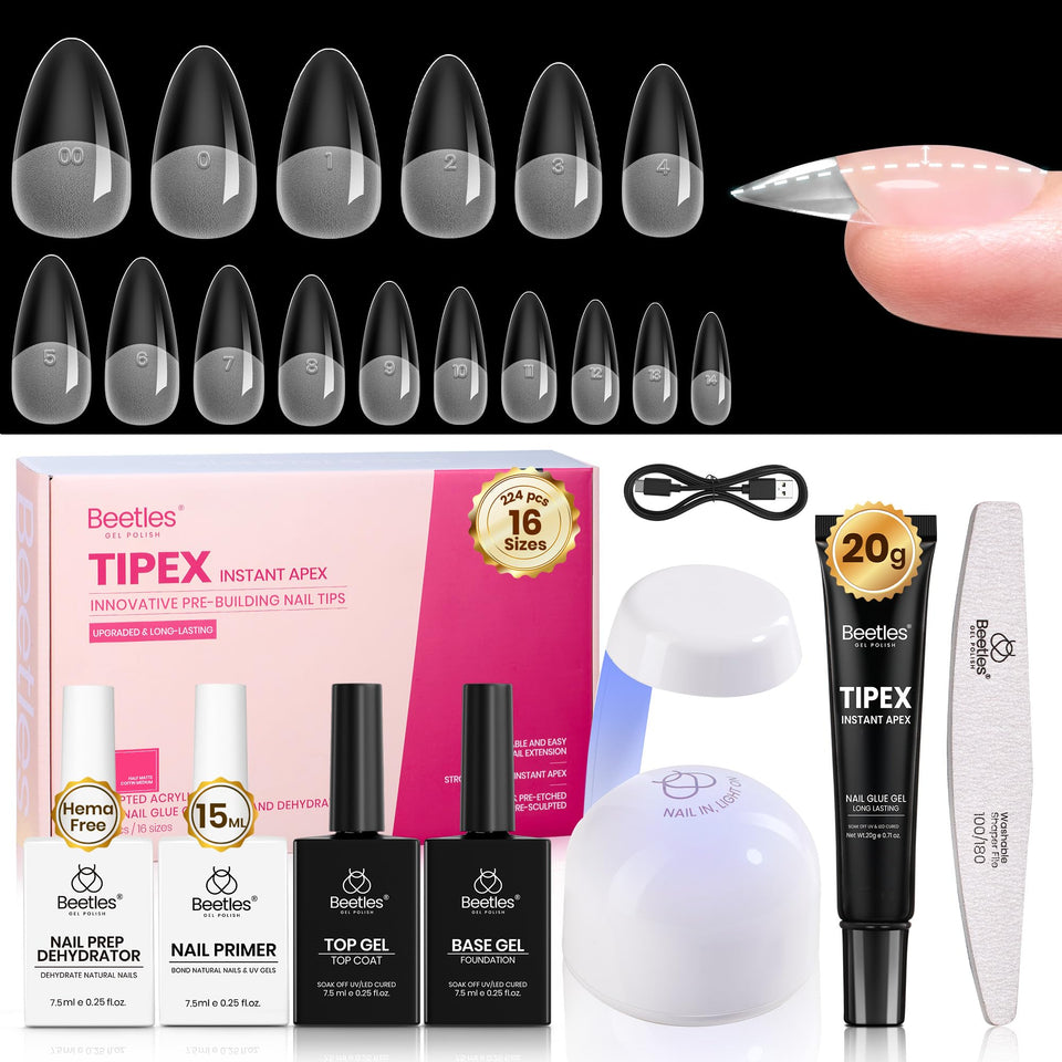 beetles Gel Polish kit box showing all included components and benefits
