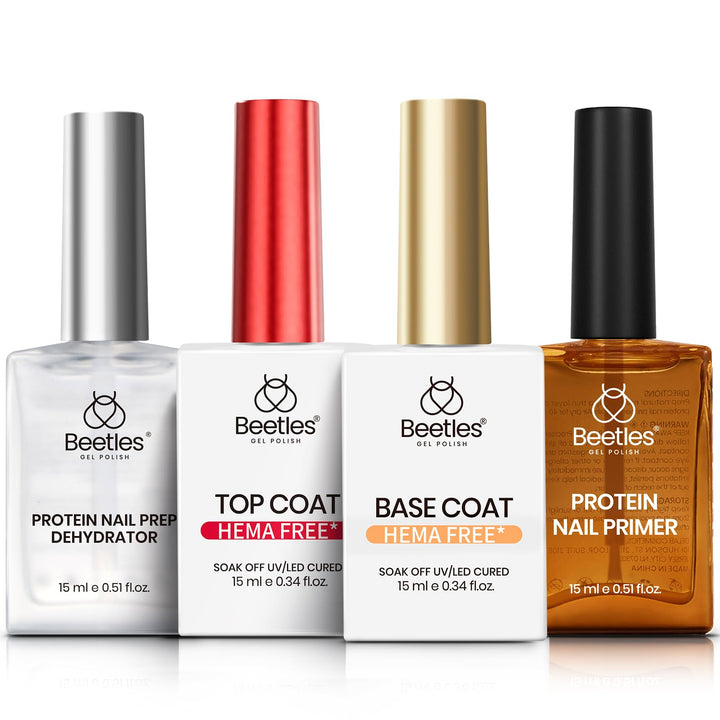 Beetles front packaging showing full gel foundation kit for durable manicures