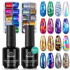 beetles gel polish front packaging showing kit contents and convenience