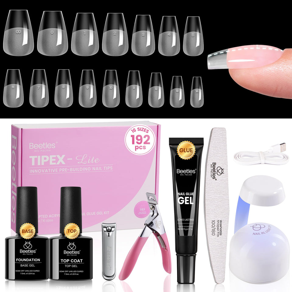 beetles Gel Polish front packaging showing full kit for easy setup