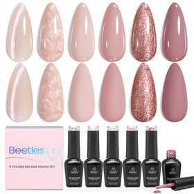 beetles front packaging showing all six soft-tulle shades and elegant box