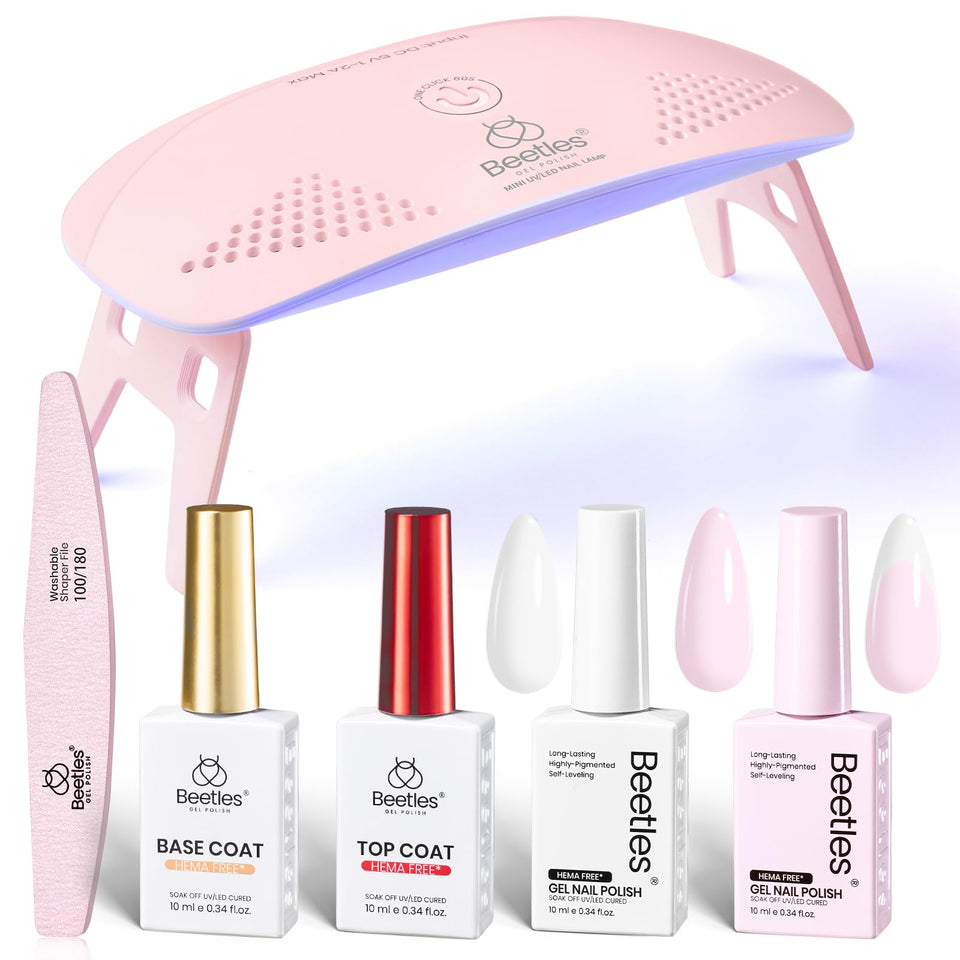 Beetles front packaging showing full 6-piece kit and travel-ready layout