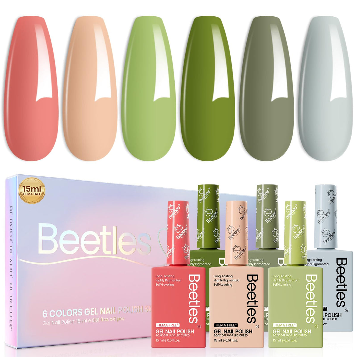 beetles front packaging showing six bottles and kit benefits