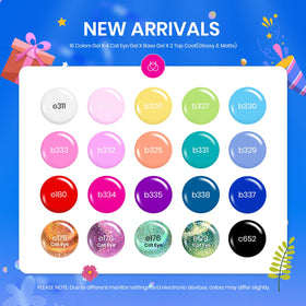 Beetles Gel arranged color swatches showcasing bright and pastel nail polish variety