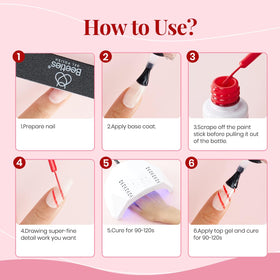 beetles Gel Polish bottle label with color numbers for easy shade selection