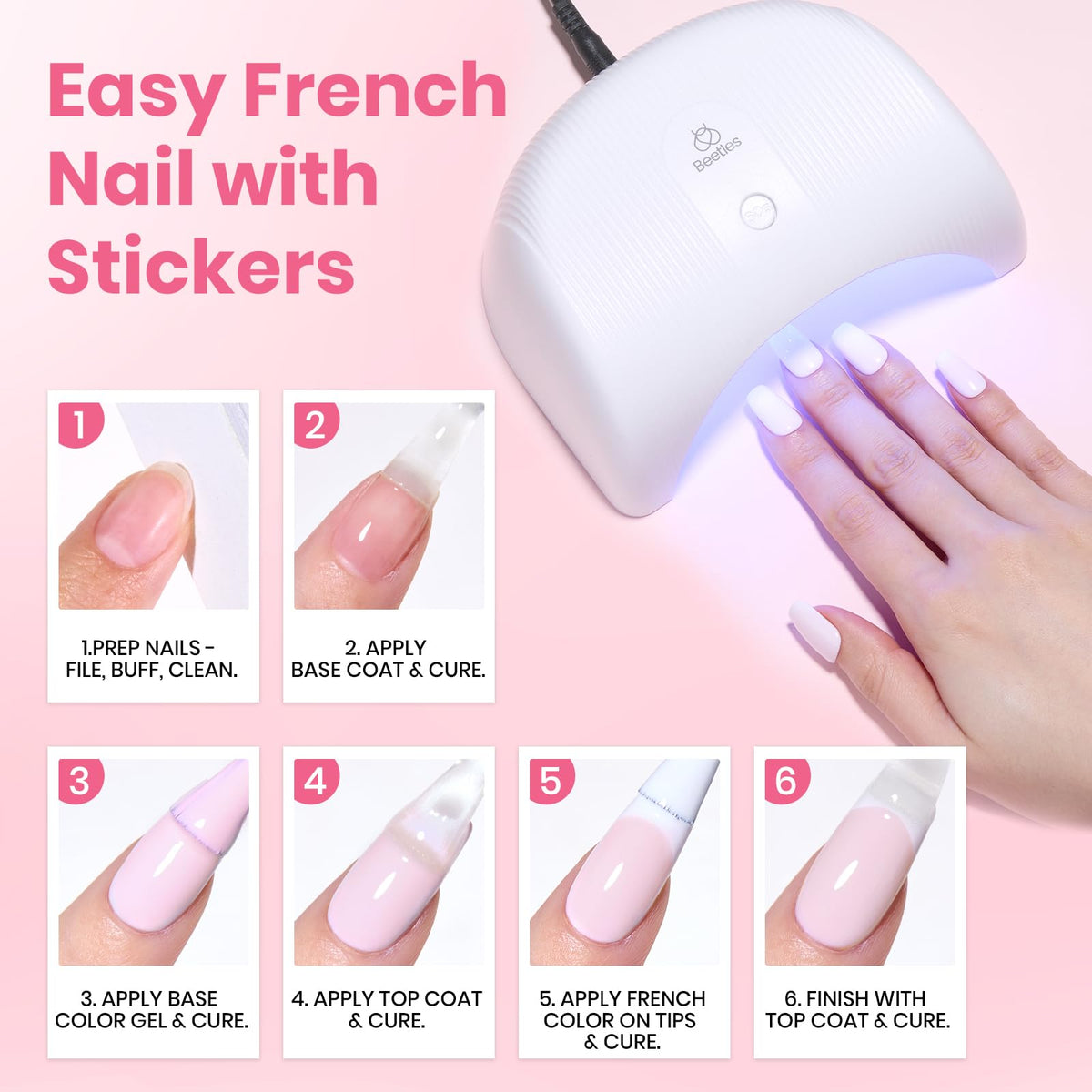 Beetles Gel Polish bottle size comparison showing travel-friendly 10ml bottles
