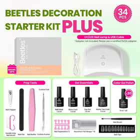 beetles Gel Polish color palette array displaying 20 vibrant gel shades for variety