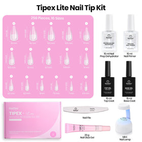 Beetles Gel Polish finished medium stiletto manicure in lifestyle setting