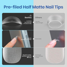 Beetles Gel Polish 9-in-1 glue gel bottle detail for strong adhesion