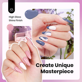 beetles Gel Polish texture brush stroke on paper, smooth application benefit