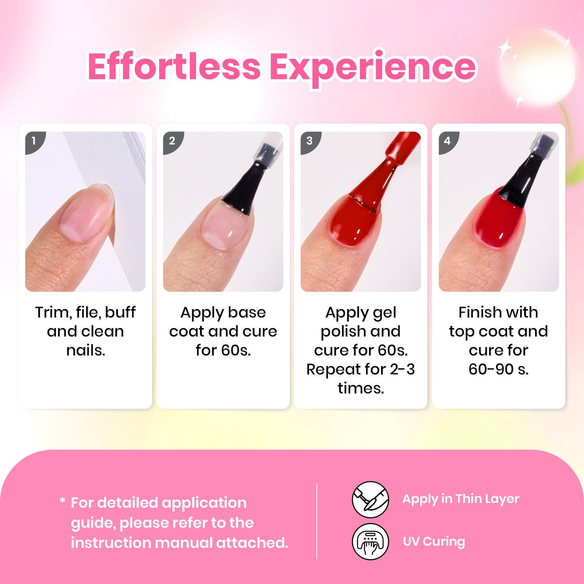 beetles gel polish top and base bottles placed together for sealing and protection benefit