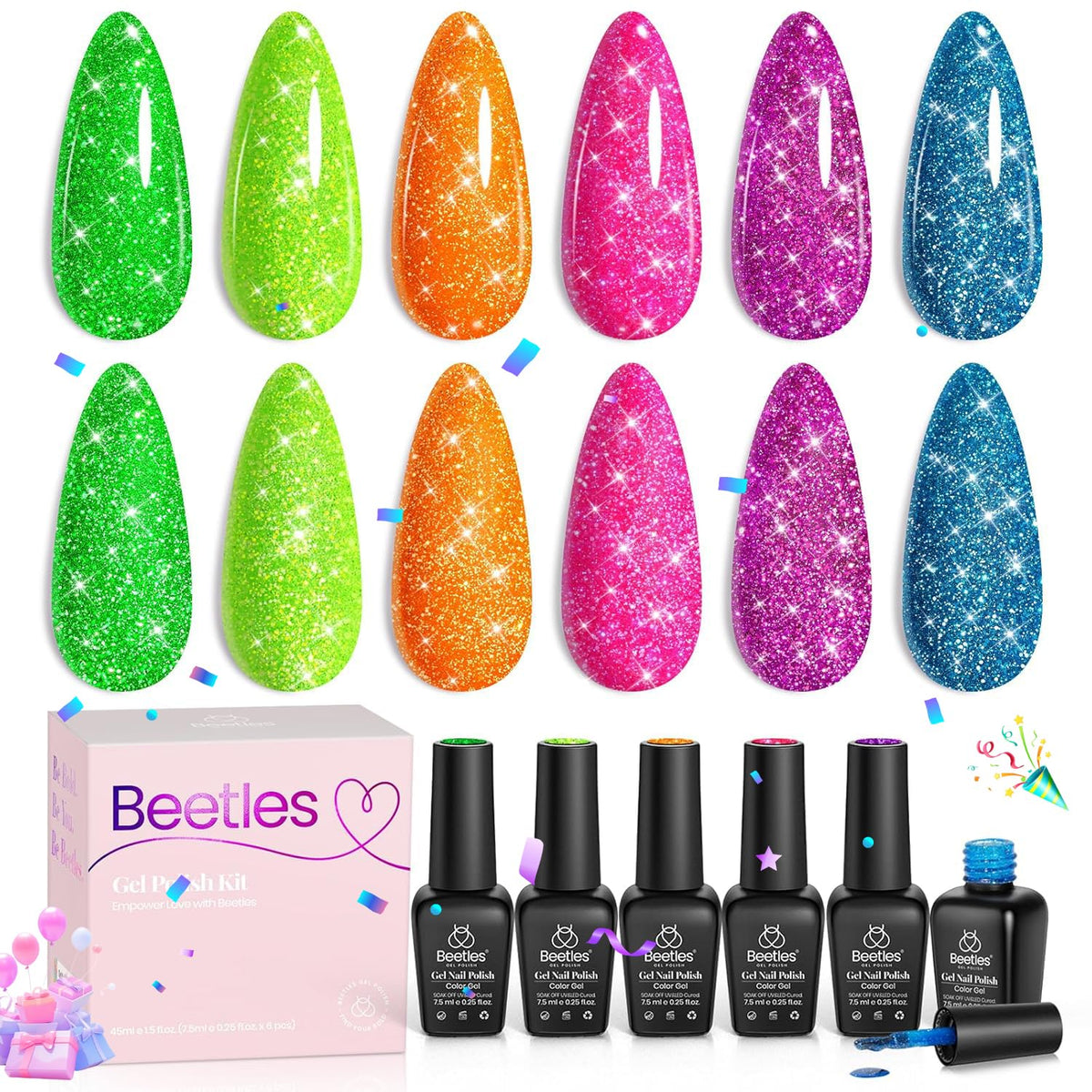 Beetles cured gel topcoat finish demonstrating high-gloss protection and shine