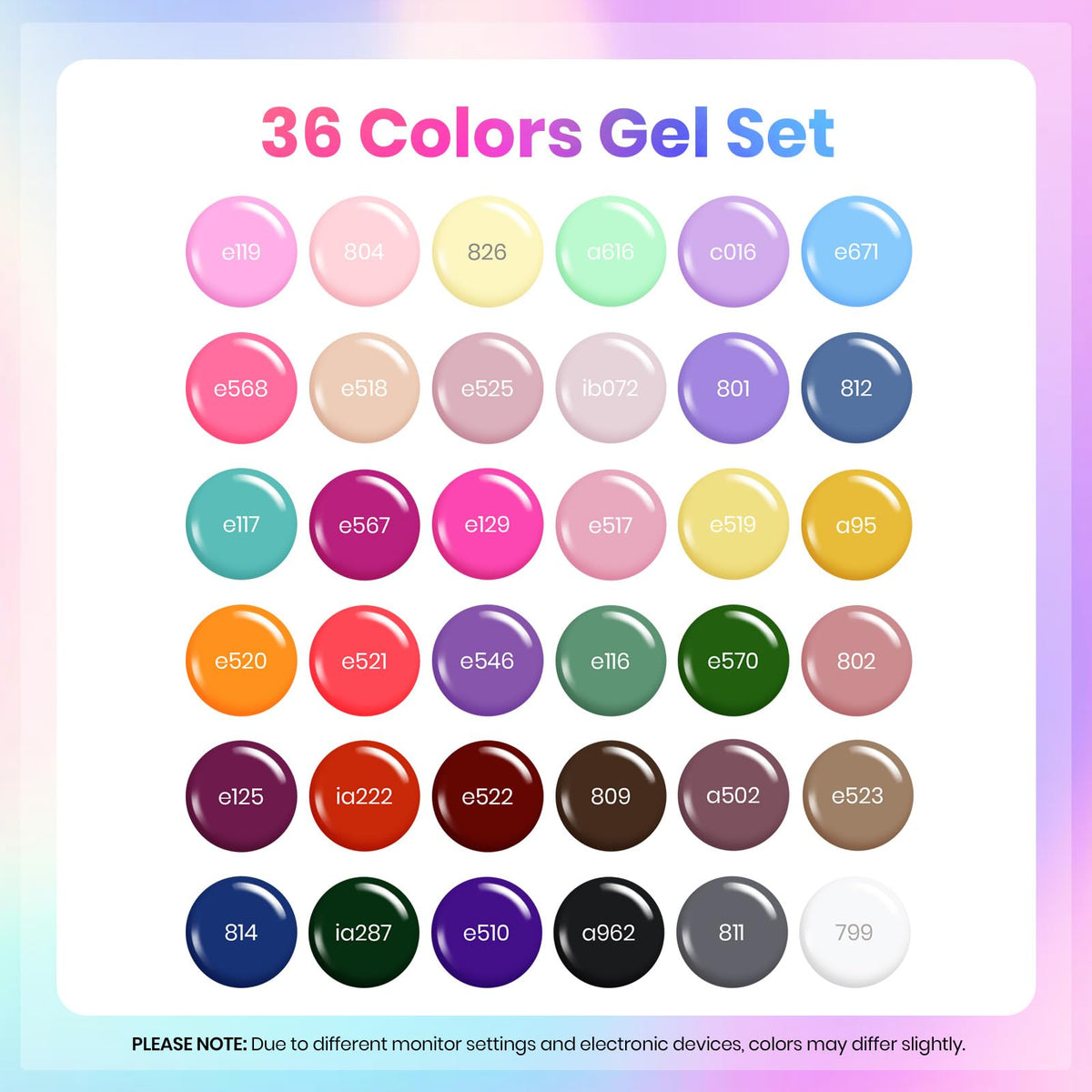 Beetles gel polish fanned color swatches displaying shade range for seasonal styling benefits