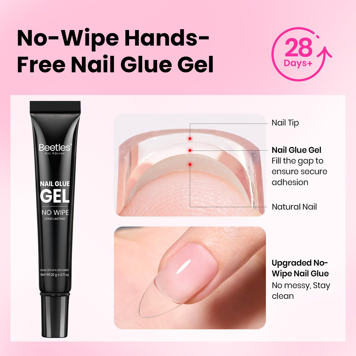 Beetles glass dropper remover applied precisely for gentle, fast removal