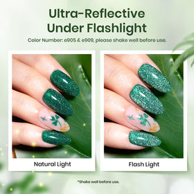 Beetles Gel Polish glitter finish texture closeup for sparkly accent benefit