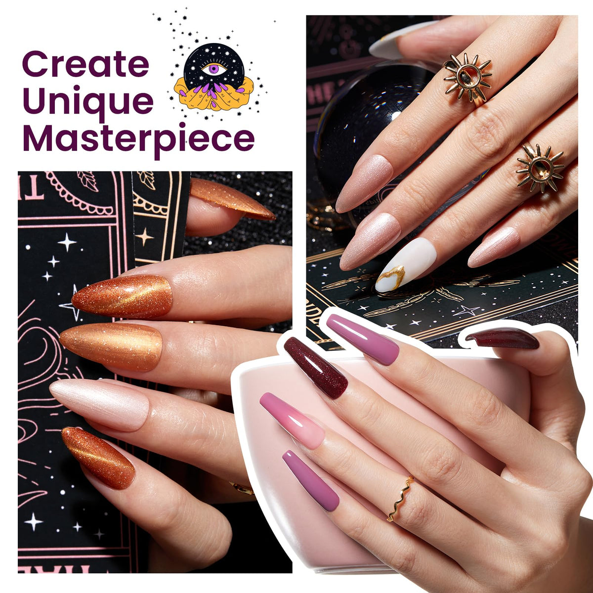 Beetles Gel Polish glitter pigment texture close-up revealing reflective particles for eye-catching sparkle
