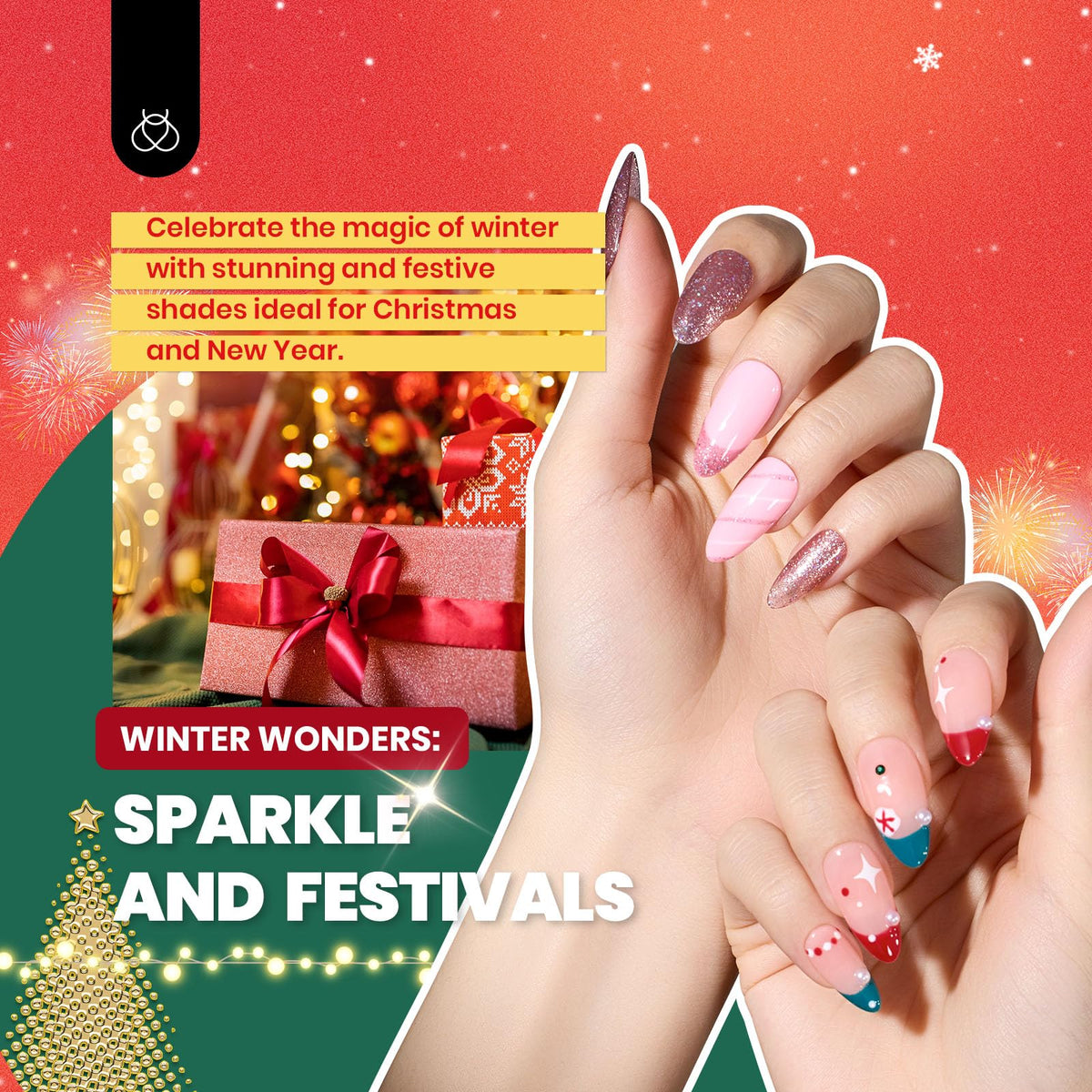 beetles glitter polish swatch cards showing sparkle and layering ideas