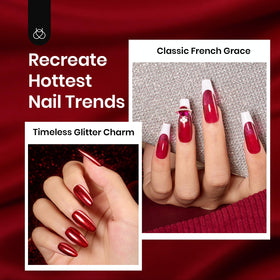 Beetles glitter gel texture close-up showing sparkle detail for festive effects