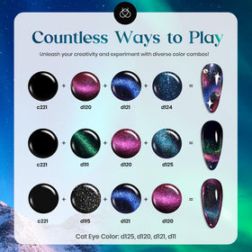 Beetles gloss and matte bottles visible to show finishing options and shine control