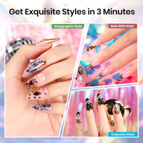 beetles gel polish foil glue gel bottle and brush showing smooth application benefit