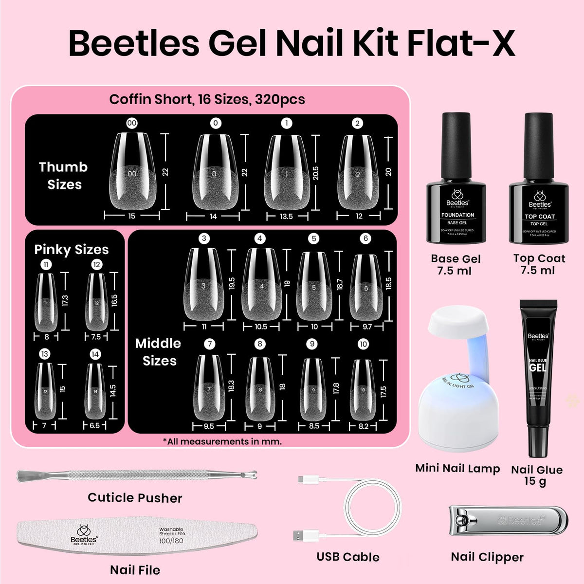 Beetles Gel Polish hands-free solid glue gel jar showing control