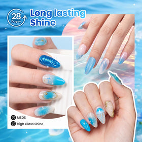 beetles gradient ombre nail art demonstrating seamless color blending