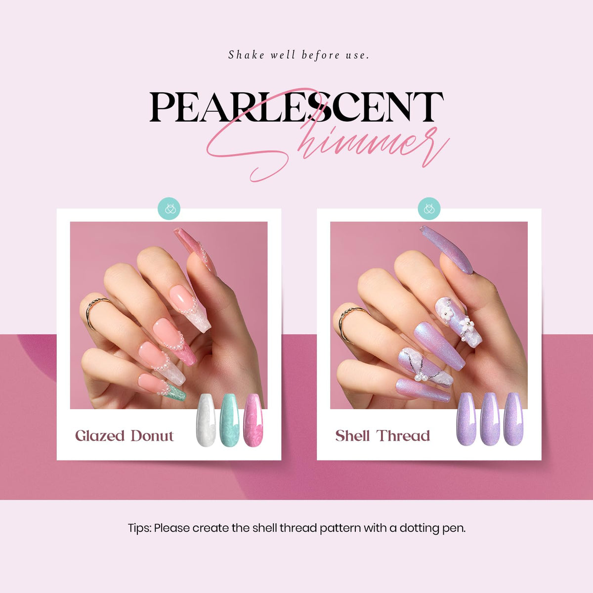 beetles swatch palette of pastel shades showing color range benefit: subtle, wearable tones