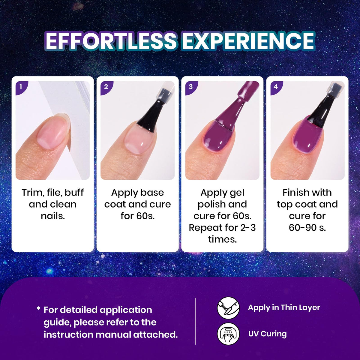 beetles home manicure setup with lamp illustrating easy salon-quality results