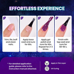 beetles home manicure setup with lamp illustrating easy salon-quality results