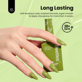 beetles in-use home manicure with LED lamp for long-lasting finish