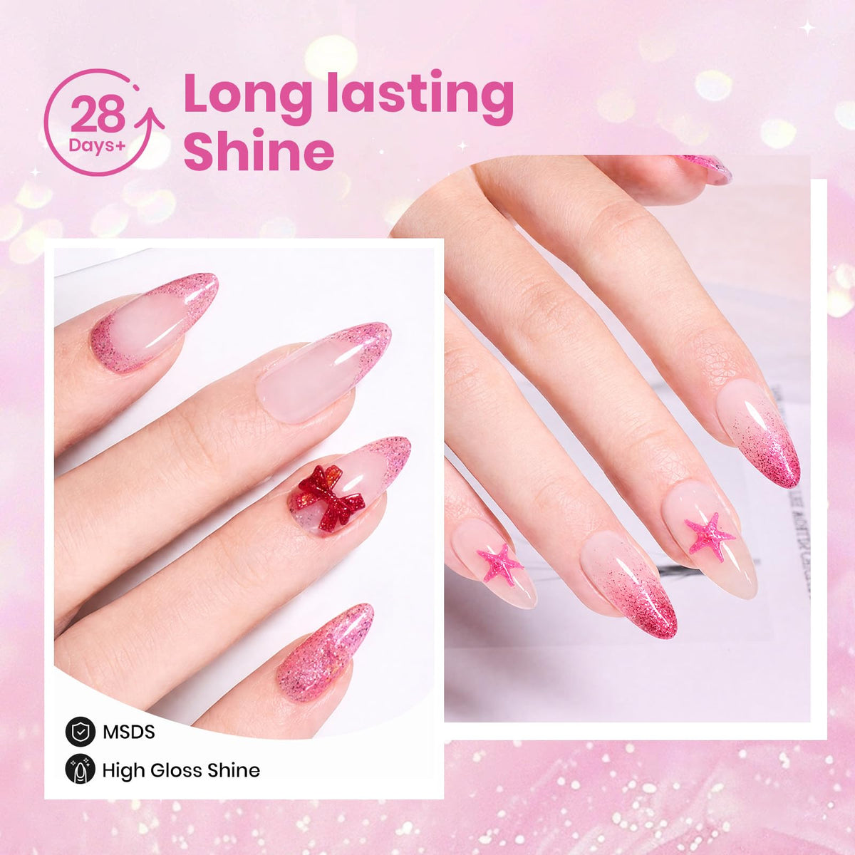 beetles in use led lamp curing manicure demonstrating quick cure and durable gloss benefit time-saving