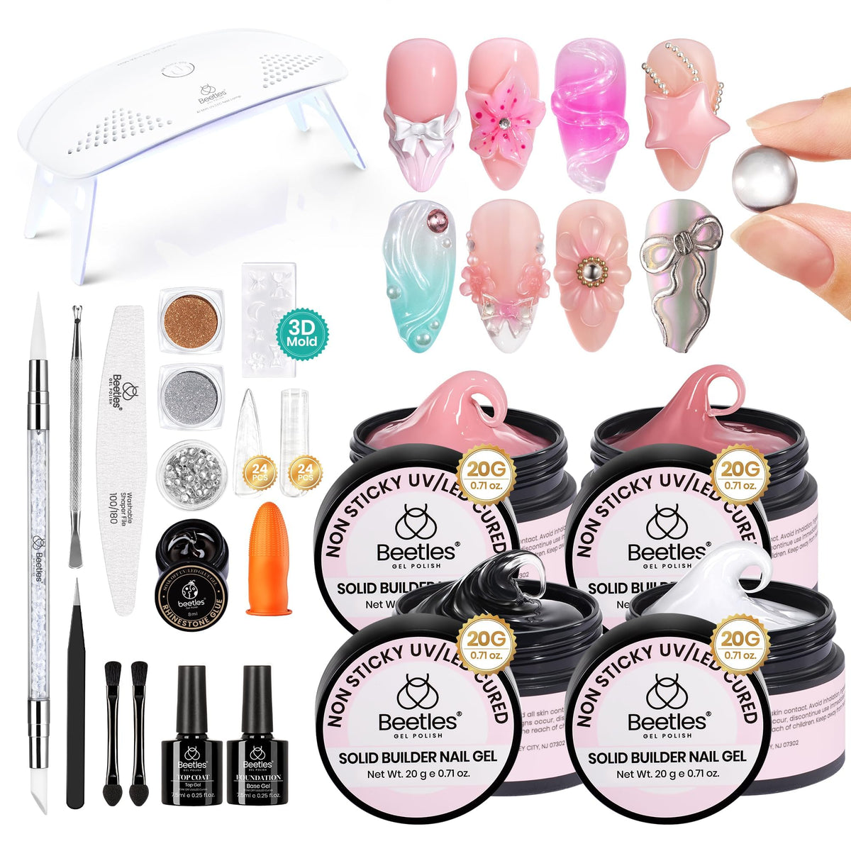 beetles kit scale and contents displaying complete salon-ready set
