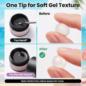 beetles gel polish kit shown by hand for scale and beginner-friendly size