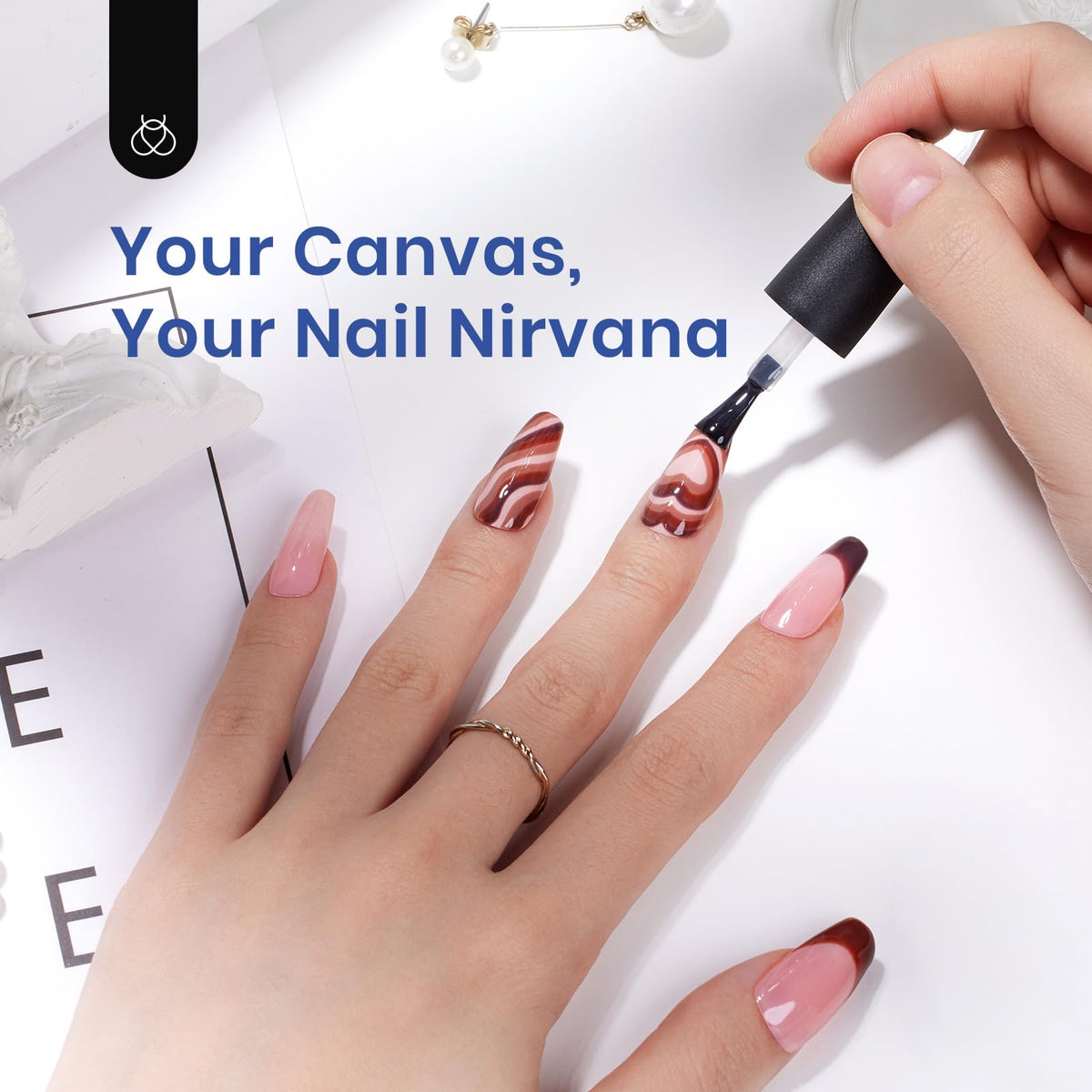 beetles Gel Polish LED lamp curing nails in use showing quick hardening and salon results benefit