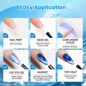 beetles lifestyle beach scene showing summer-ready blue nails for style inspiration