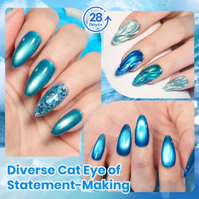 beetles palette swatches showing six blue shades for gradient and mix matching