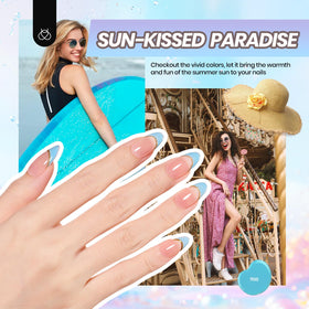 beetles gel polish lifestyle at-home manicure showing salon results