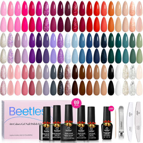 beetles lifestyle dining table scene featuring polished nails and gift-ready presentation