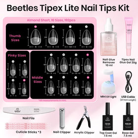 beetles gel polish lifestyle manicure at home showing salon-quality results conveniently