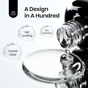 Beetles lifestyle manicure setting displaying finished nails and salon-ready look