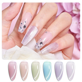 beetles lifestyle manicure setting showing finished nails on a table to inspire at-home use