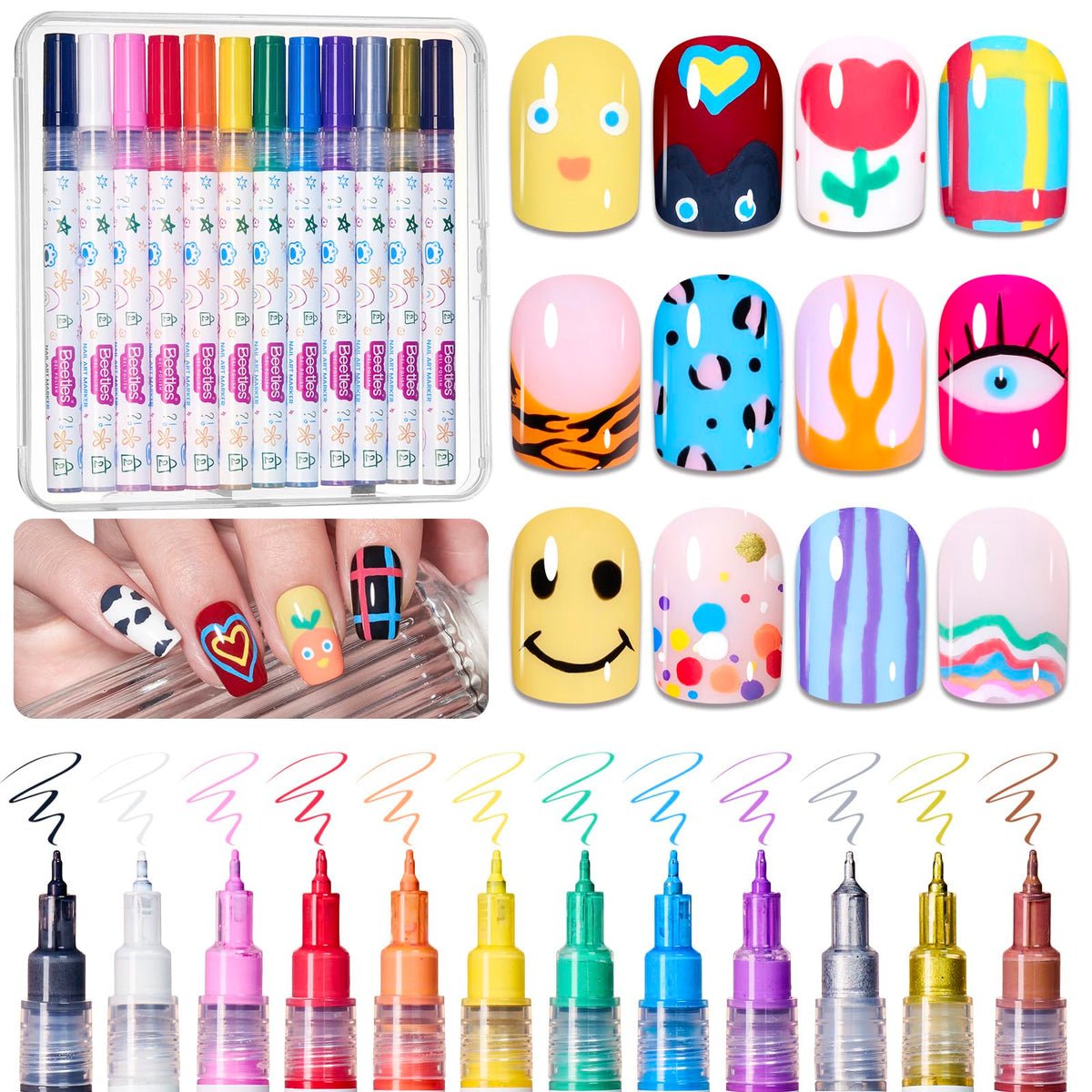 beetles Gel Polish lifestyle setup with tools for at-home manicure inspiration