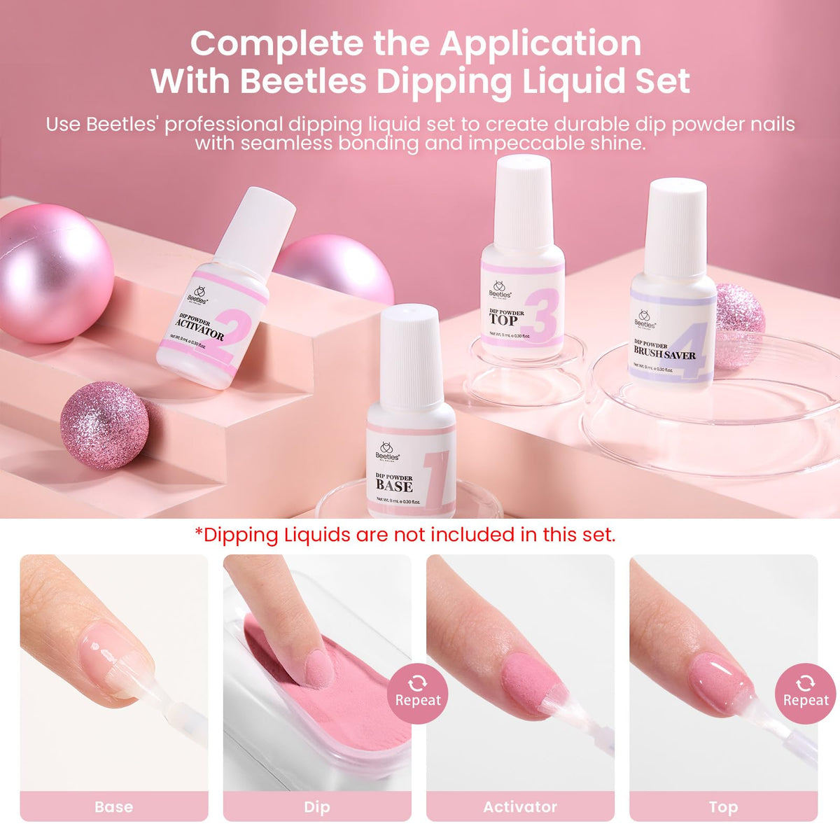 beetles Gel Polish lifestyle manicure table showing starter kit convenience at home