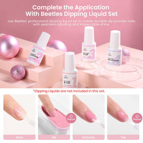beetles Gel Polish lifestyle manicure table showing starter kit convenience at home